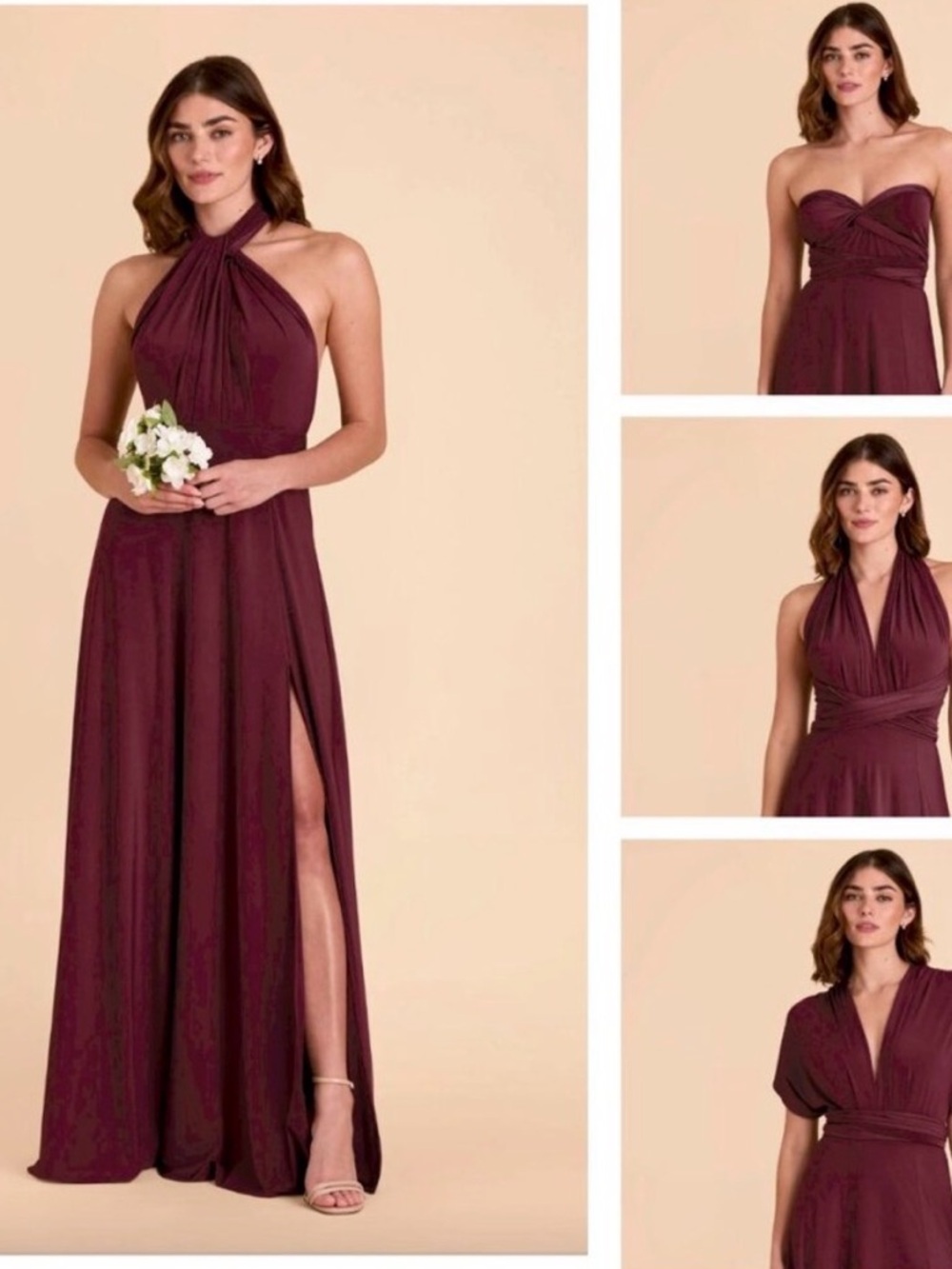Birdy Grey - Willow Convertible Dress Luxe Knit Cabernet